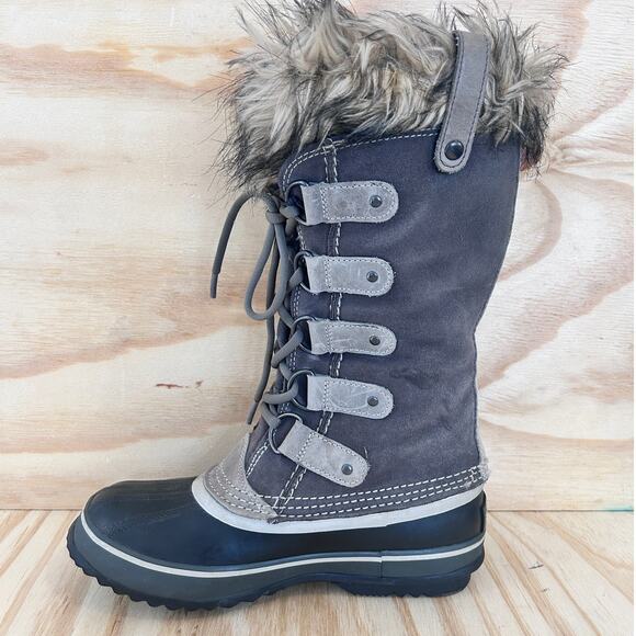 Sorel - Joan Of Arctic - Winter Boots - Gray - Women's - 7 - NL1540-015 - Picture 4 of 8